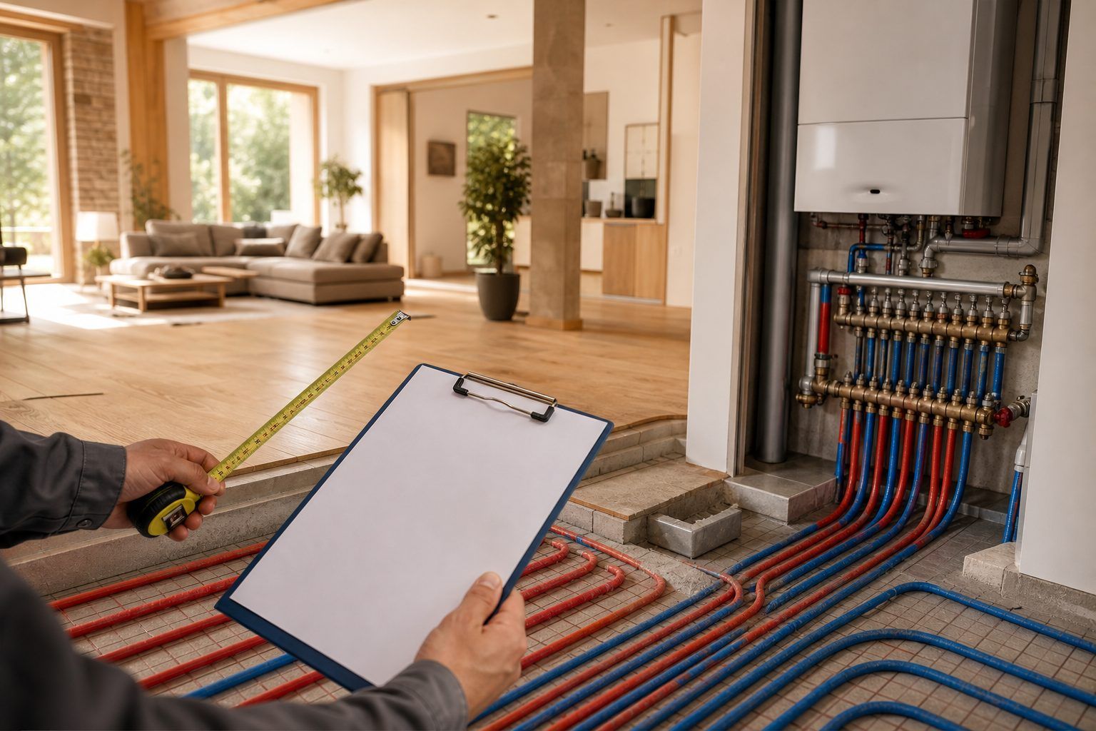 Quel budget prévoir pour un plancher chauffant au gaz ?