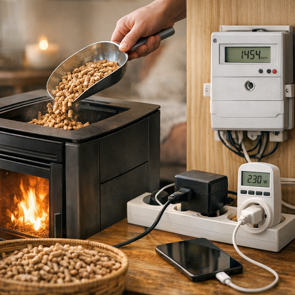 Consommation moyenne de granulés : ne pas la confondre avec l’électricité