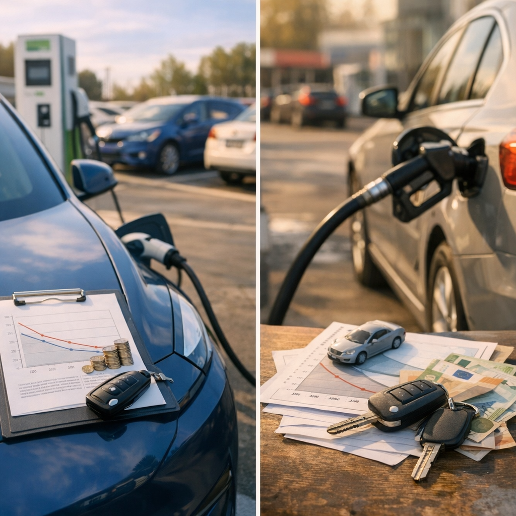 Électrique vs thermique : où la forte décote change le coût réel