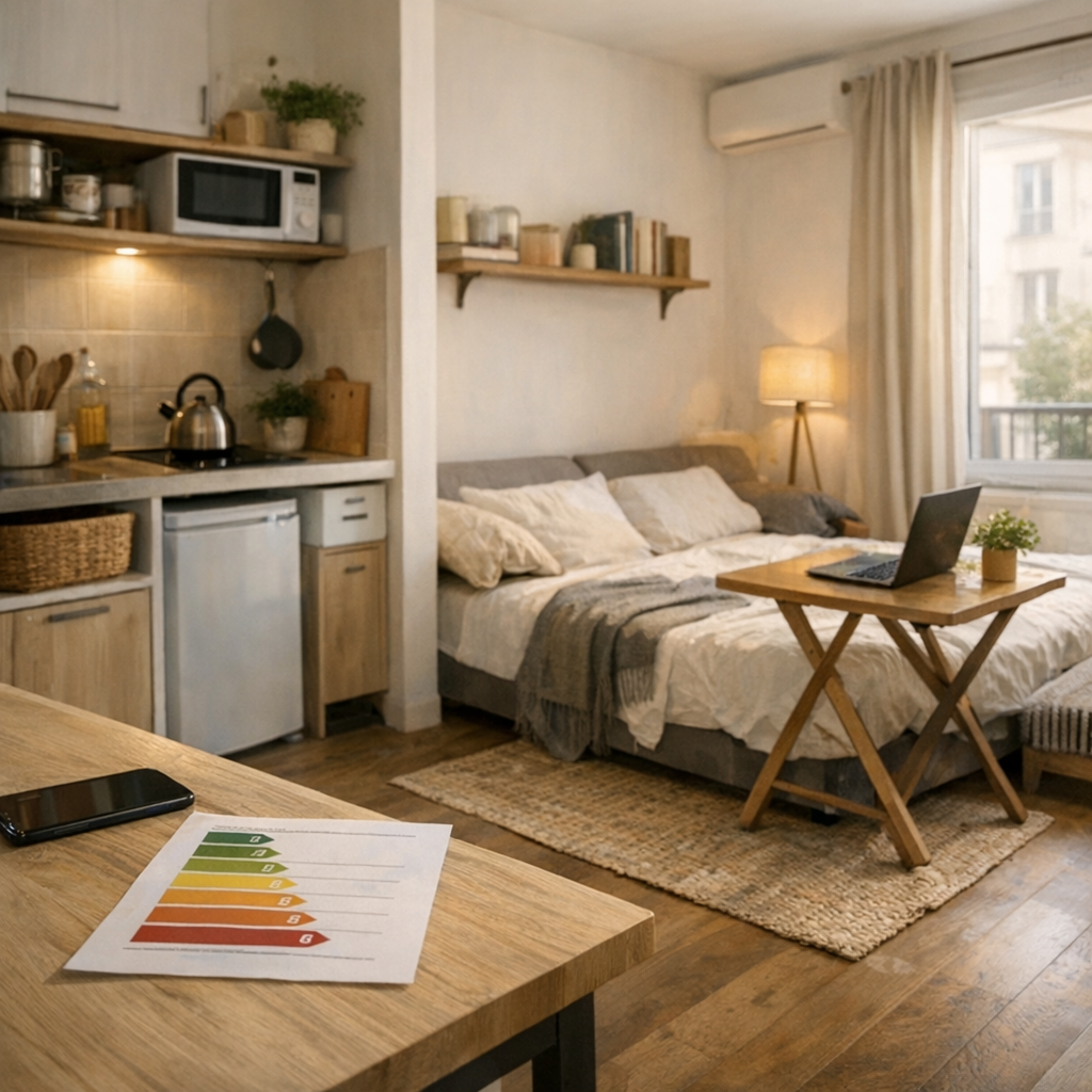 Cas pratique 2026 : un studio de 18 m² peut changer d’étiquette sans travaux
