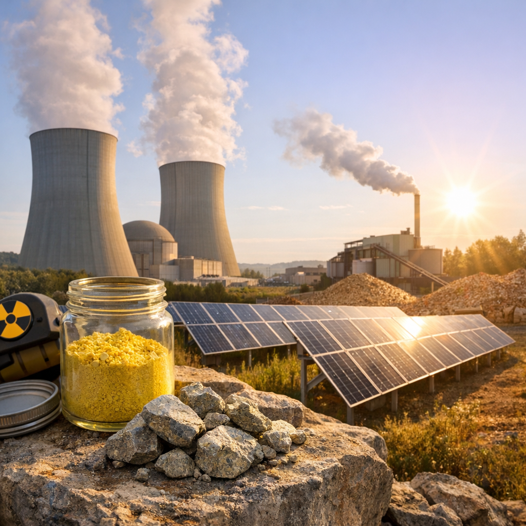 Uranium, vent, soleil, biomasse : le test concret du renouvellement
