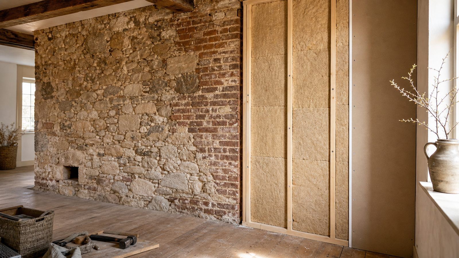Quel isolant pour un mur ancien en pierre, brique ou moellon ?