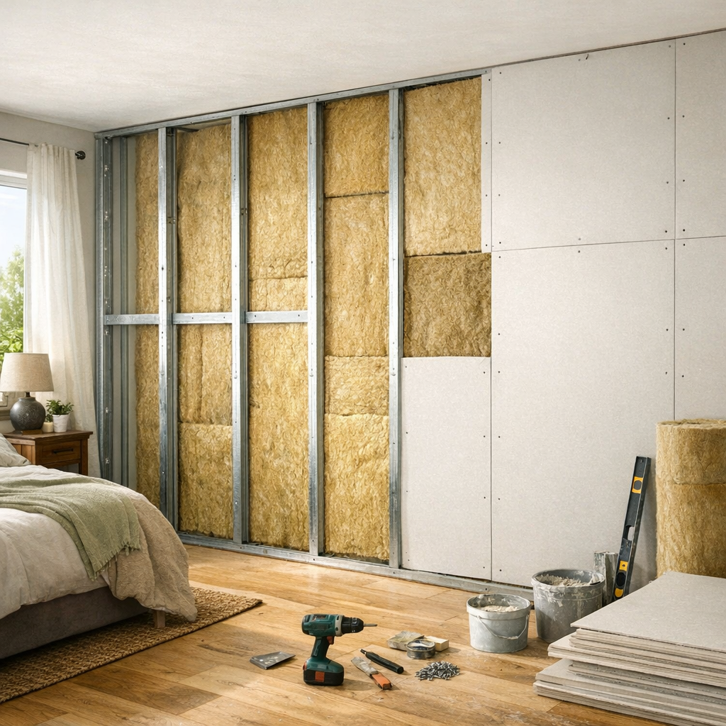 Cloison phonique : 7 choix utiles en rénovation