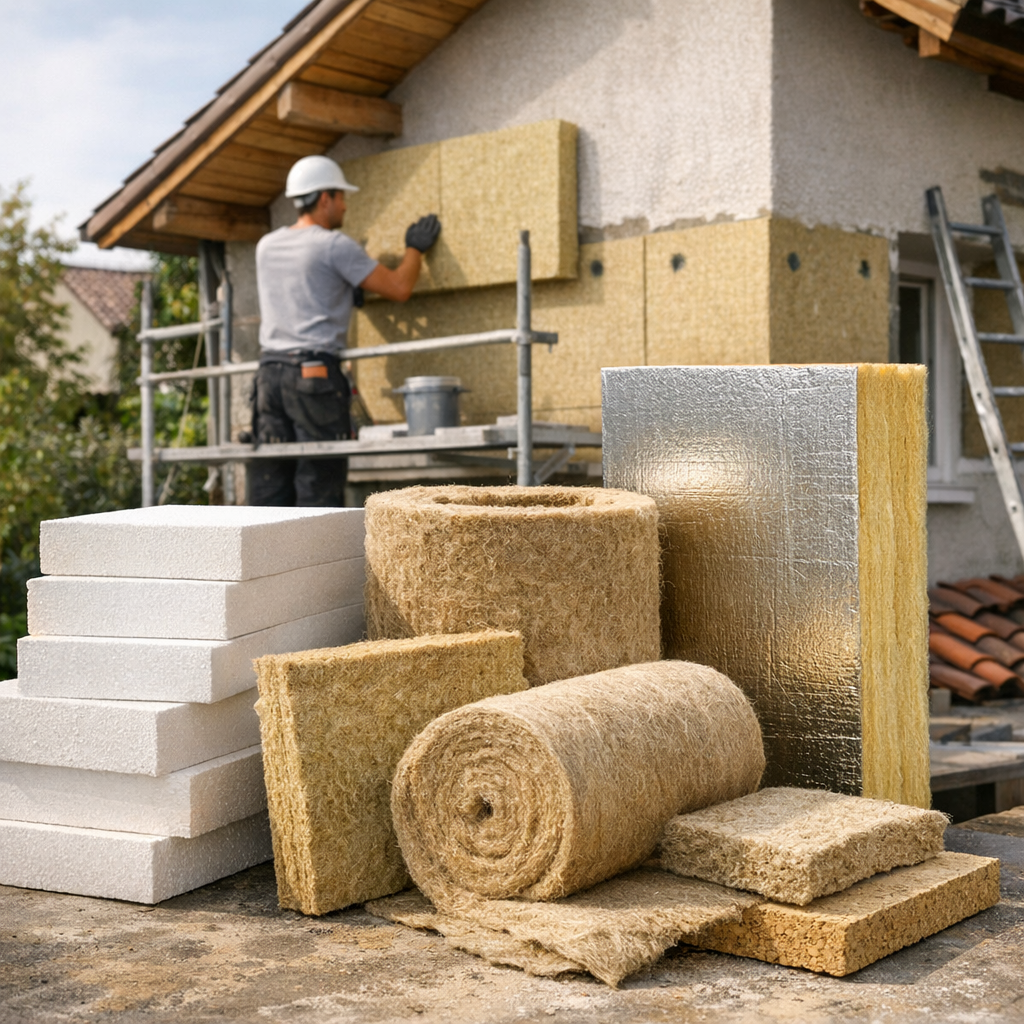Quels matériaux choisir pour isoler par l’extérieur ?