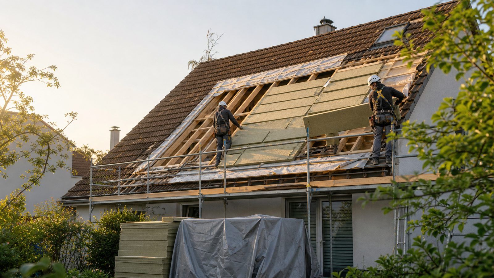Comment préparer les travaux d’isolation extérieure de la toiture ?