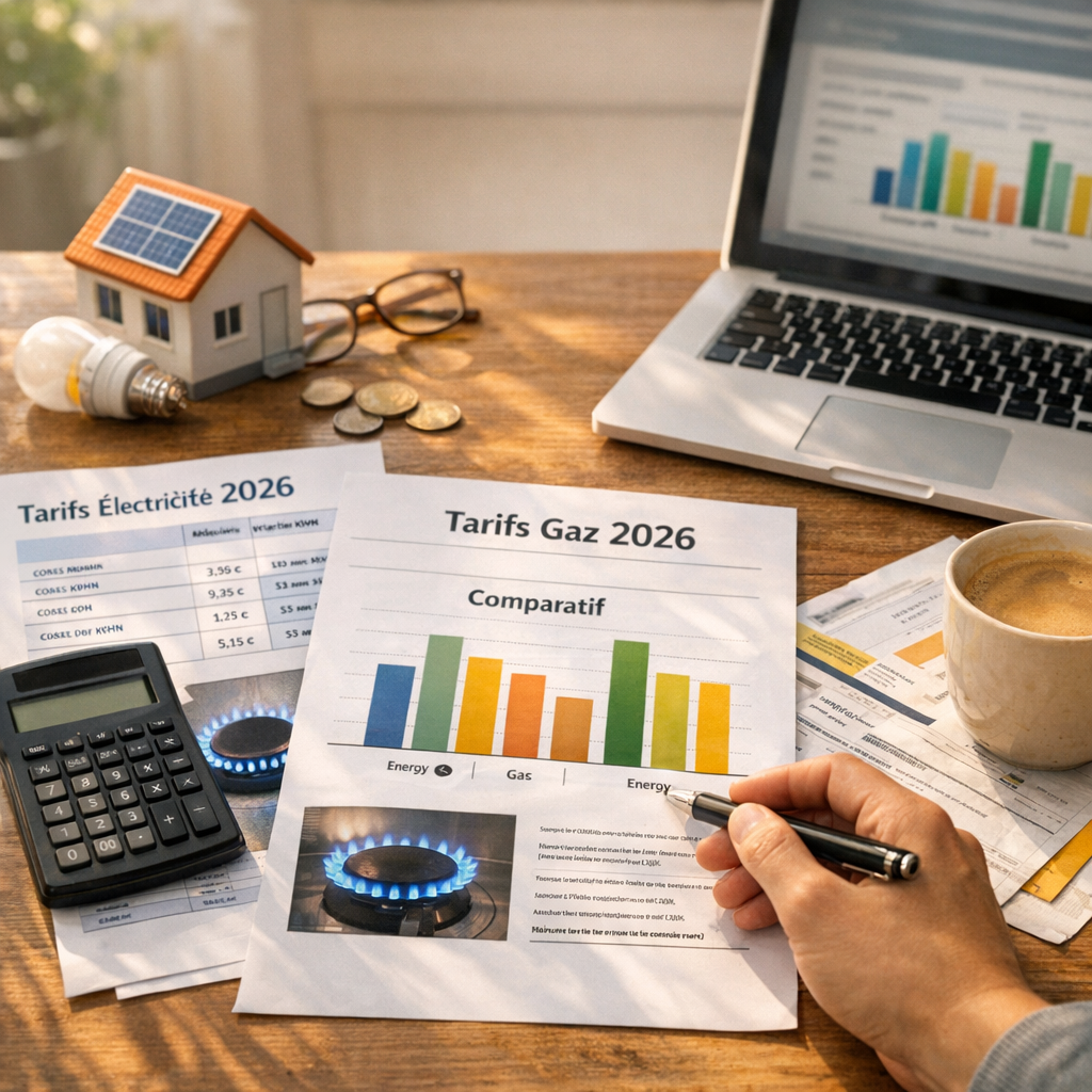 Offres et tarifs 2026 : prix du kWh, gaz et comparatif à vérifier