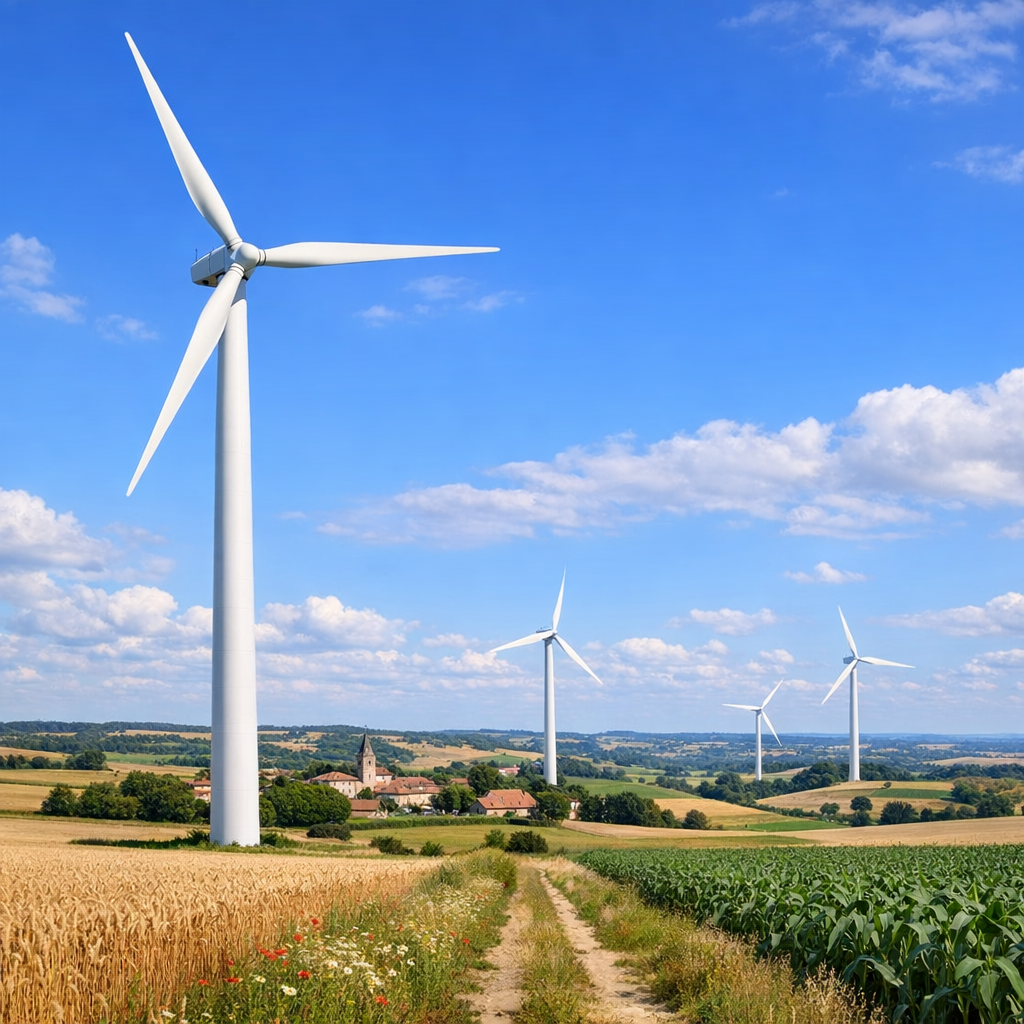 Éolienne : hauteur, rotor et taille réelle en 2026