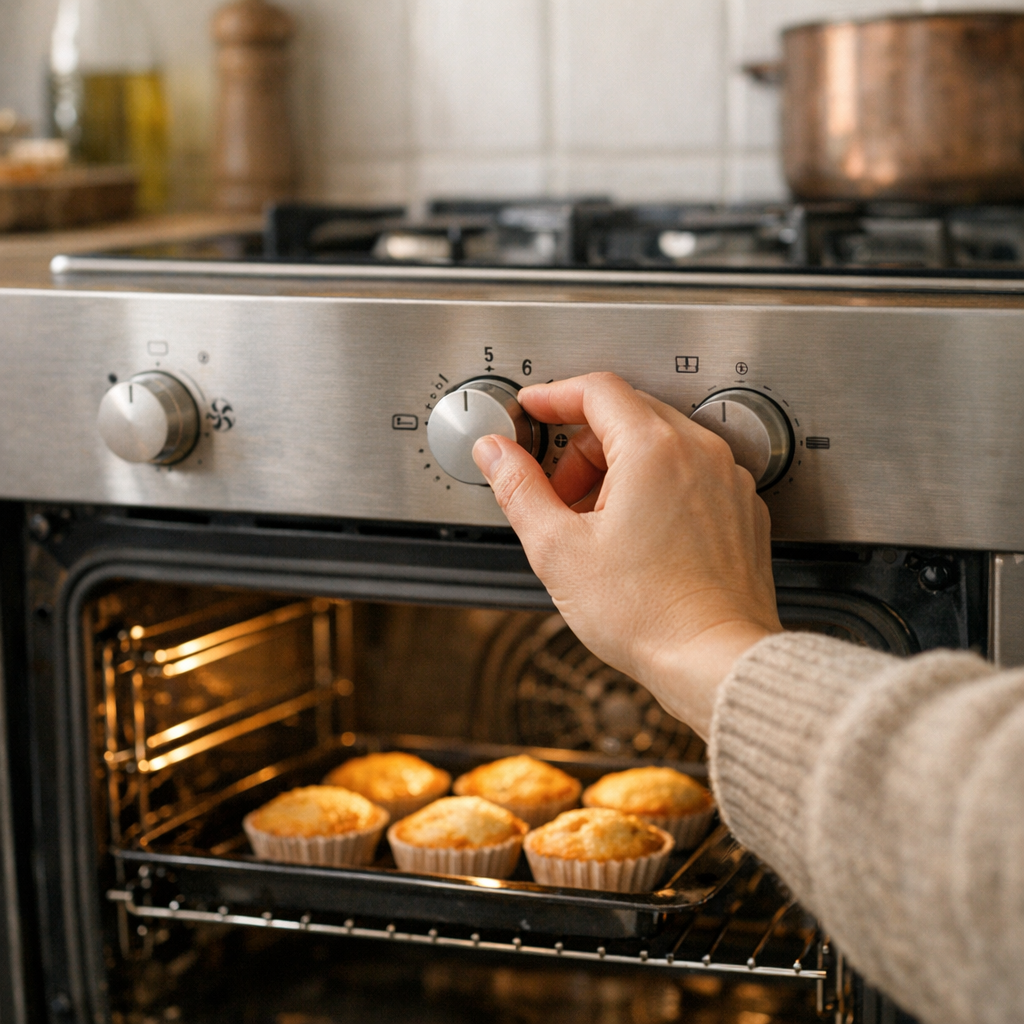 3. Chaleur tournante et four moyen : ajuster sans changer la base