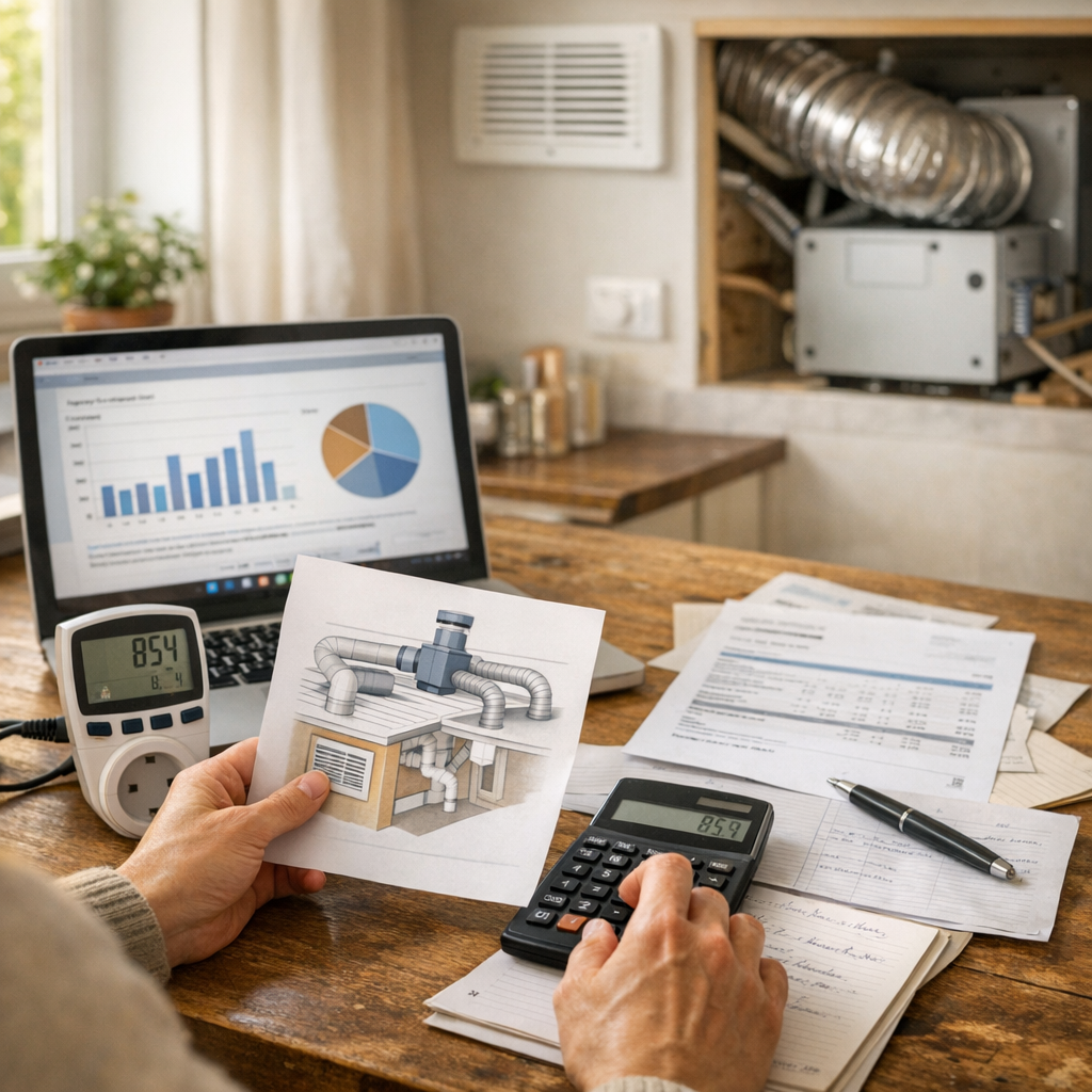 Comment calculer la consommation d’une VMC chez soi